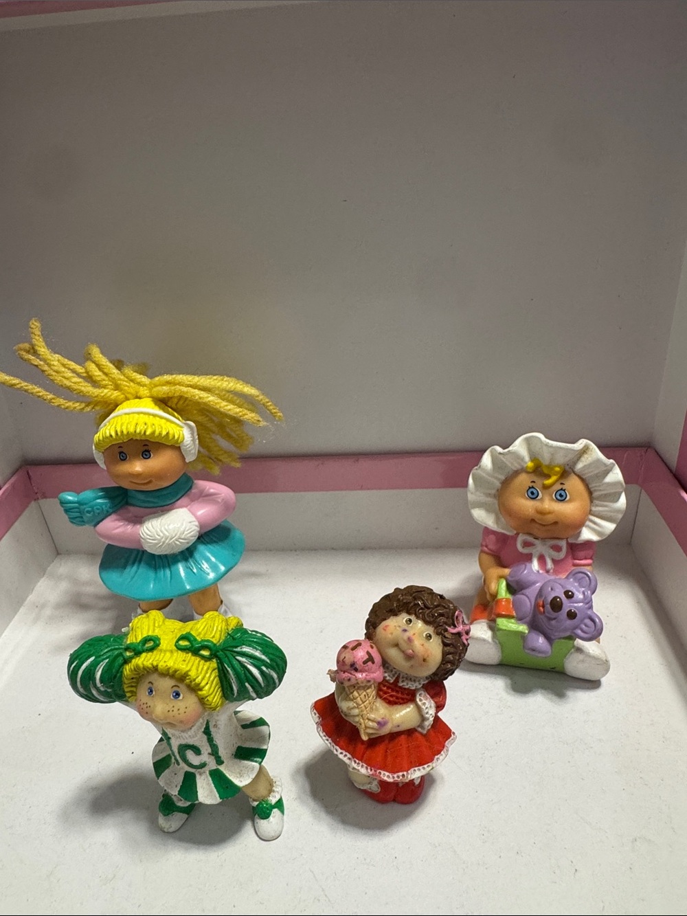 Cabbage patch Cute Girls Character Toy Figurine Set - Multicolor